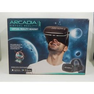 Virtual Reality Headset Arcadia 360 Smartphone VR Black